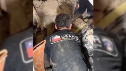Así rescató el equipo USAR de Bomberos a sobreviviente de los terremotos venezolanos