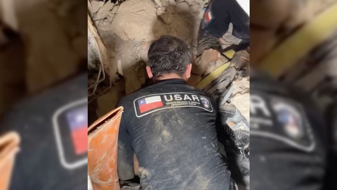   Así rescató el equipo USAR de Bomberos a sobreviviente de los terremotos venezolanos 