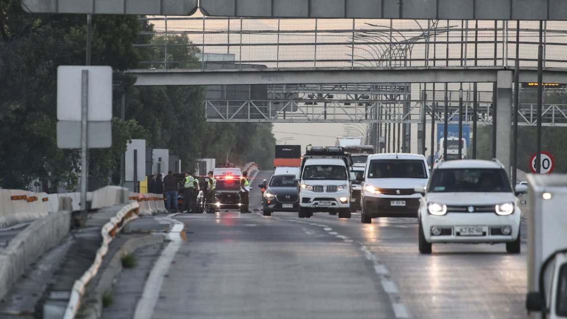 Autopista Central: Conductor murió atropellado al bajar a recoger un bolso