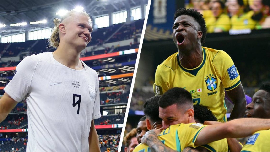 Haaland y Vinicius Jr. causan furor al reaccionar a un meme en la antesala de su duelo mundialista