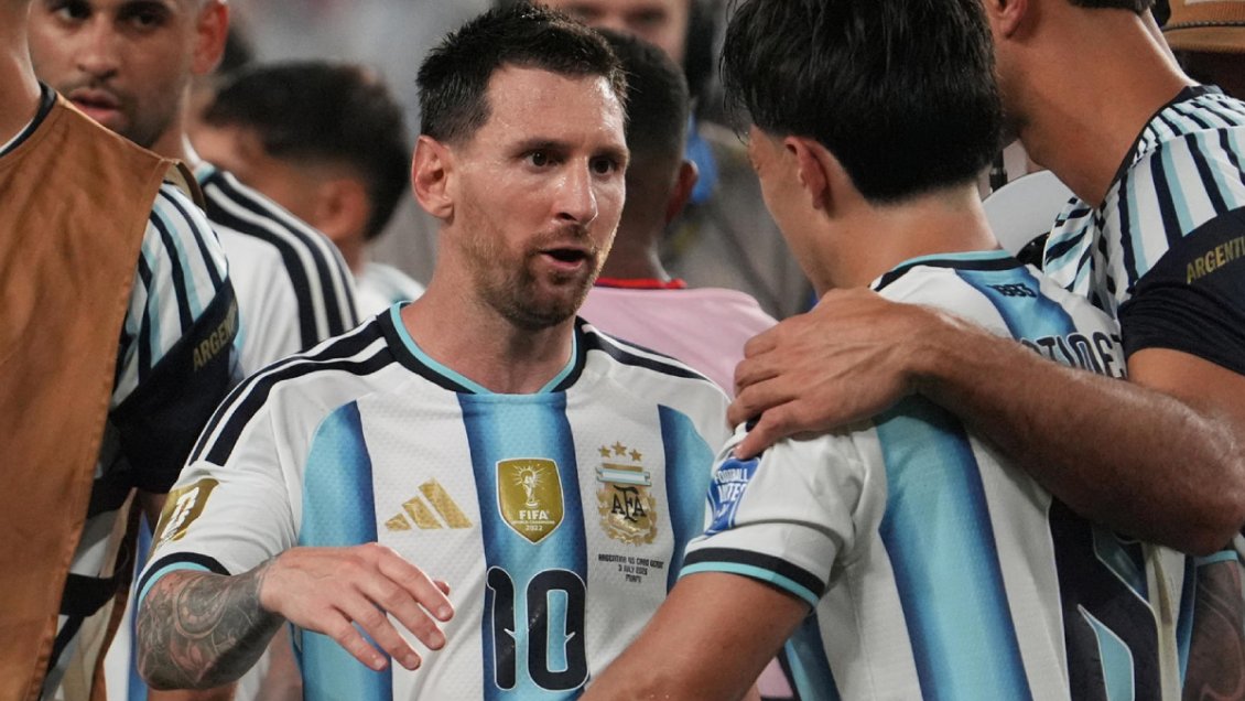 Lionel Messi tras el trabajado avance de Argentina: 