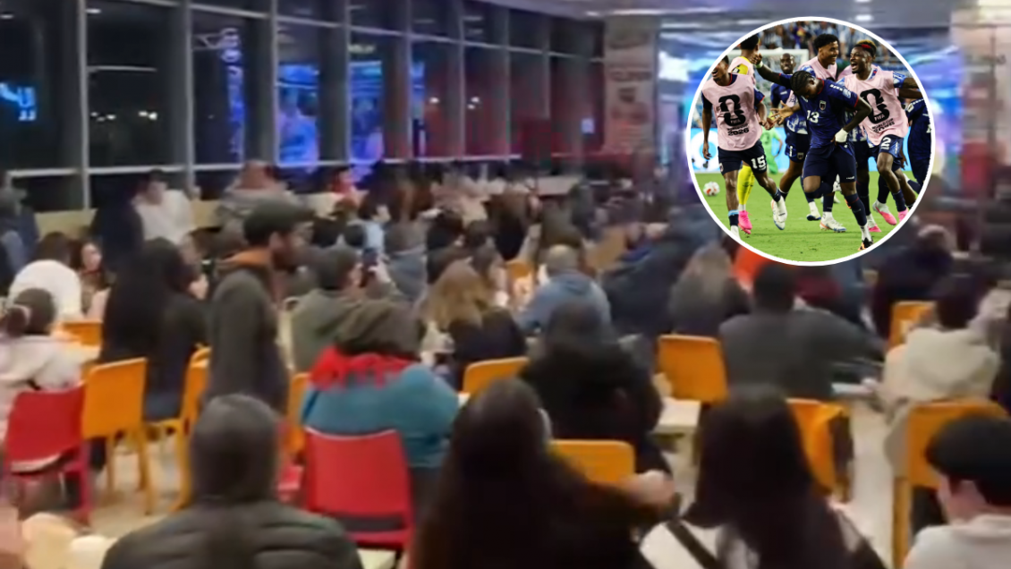 [VIDEO] Goles de Cabo Verde a Argentina se celebraron en mall de Viña del Mar