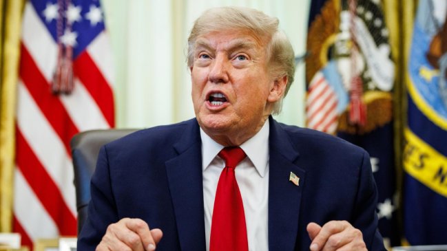 Trump desde el Monte Rushmore: 