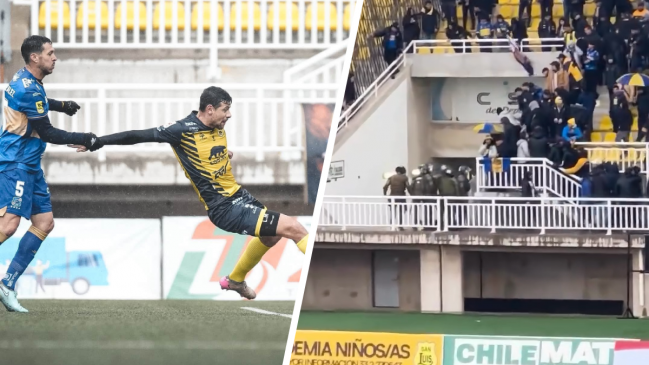 Copa Chile: Carabineros entró a la barra de Everton por incidentes en empate con San Luis