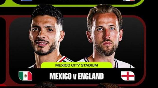 ¿Cuándo y dónde ver el México vs. Inglaterra por octavos del Mundial?