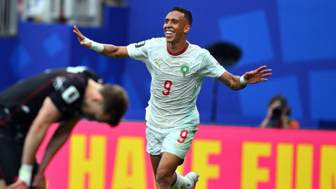 Soufiane Rahimi anotó el tercero ante Canadá y sentenció el pase de Marruecos a cuartos