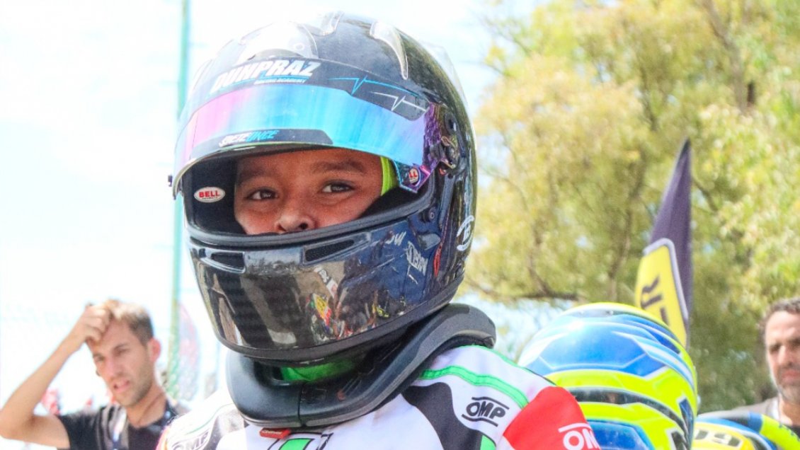Bruno Miranda sumó experiencia internacional en la IAME Series Argentina