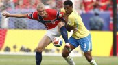 ¡Impresionante! Erling Haaland acercó a Noruega a cuartos con tremendo zurdazo ante Brasil