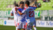 [VIDEO] Altamirano fusiló el arco de Wanderers para el tercer gol de la U por la Copa Chile