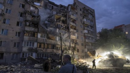 Los graves daños causados por el ataque ruso contra Kiev