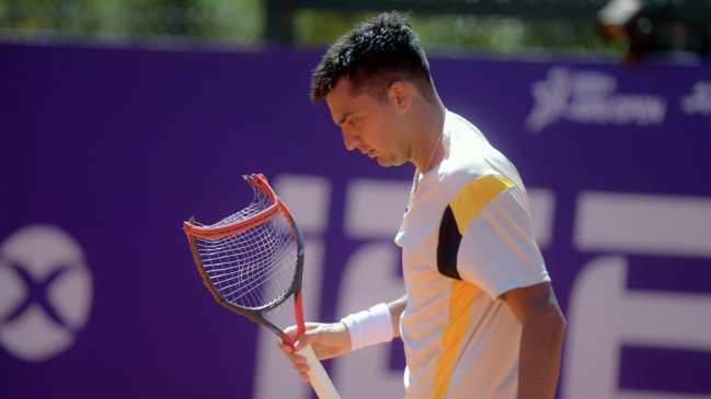 Tomás Barrios cayó en primera ronda del Challenger de Iasi tras desperdiciar un match point