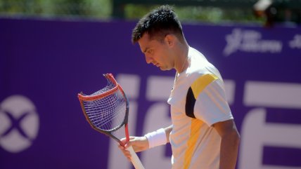   Tomás Barrios cayó en primera ronda del Challenger de Iasi tras desperdiciar un match point 
