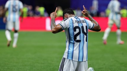   Enzo Fernández le dio el agónico triunfo a Argentina ante Egipto 