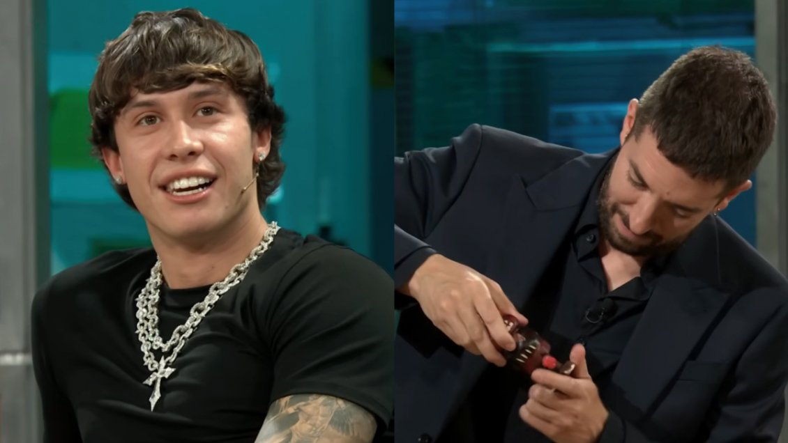 Martin White regaló un Indio Pícaro en la TV española y sorprendió a David Broncano