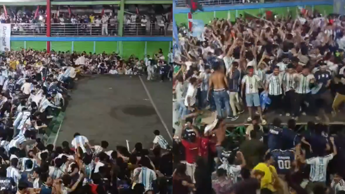 [VIDEO] El alocado festejo en Bangladesh por el gol de Argentina para la remontada ante Egipto