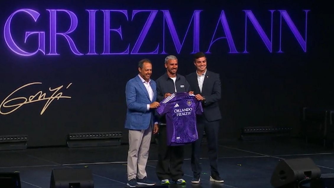 Antoine Griezmann fue presentado oficialmente por Orlando City