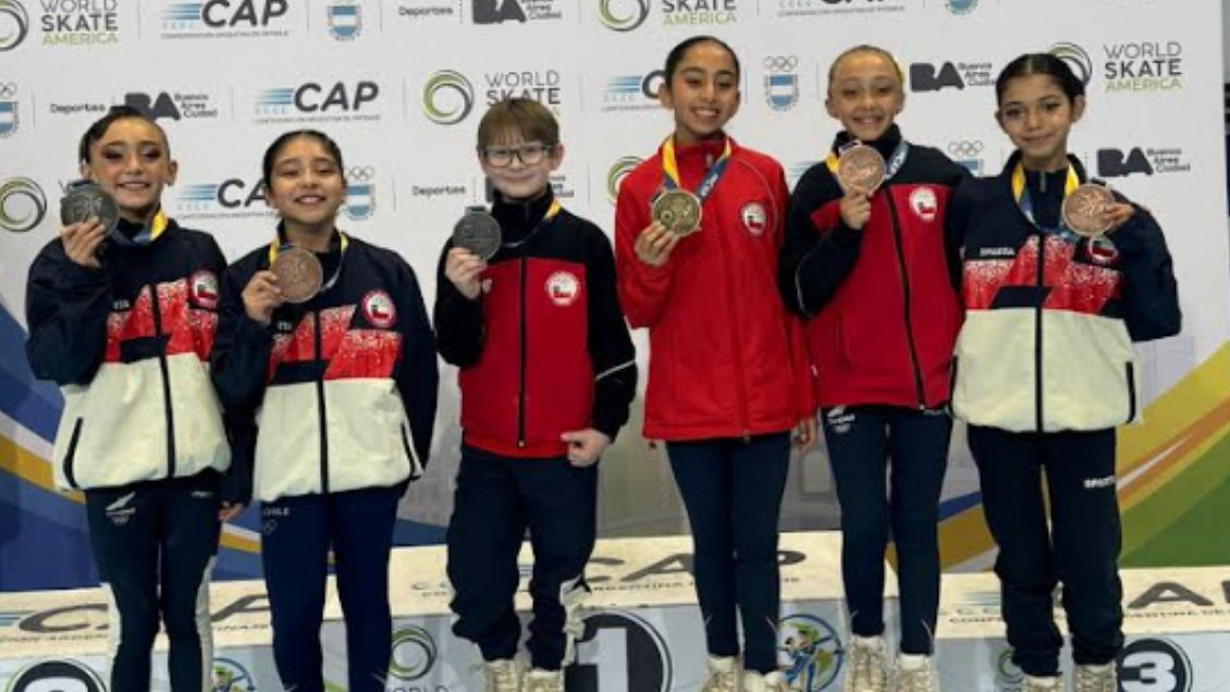 Patinaje Artístico Chileno logró histórico tercer lugar en Panamericano de Naciones