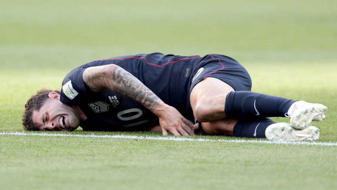 Christian Pulisic sufrió una microfractura tras choque en duelo ante Bélgica