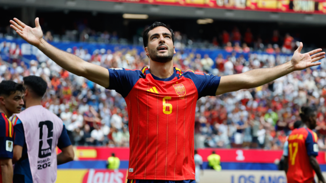Merino aprovechó un error de Lammens en el final para el 2-1 de España ante Bélgica