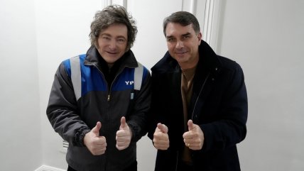   Milei viajará a Brasil para respaldar a Flávio Bolsonaro en las elecciones presidenciales 