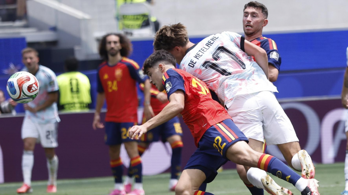 Bélgica reaccionó rápido y De Ketelaere puso el empate ante España