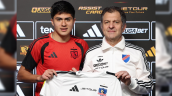 Felipe Raipán firmó su primer contrato profesional con Colo Colo