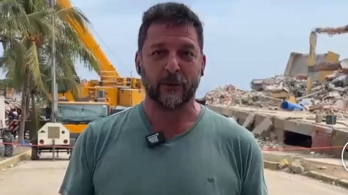 Rafa Cavada en Venezuela tras terremoto: 