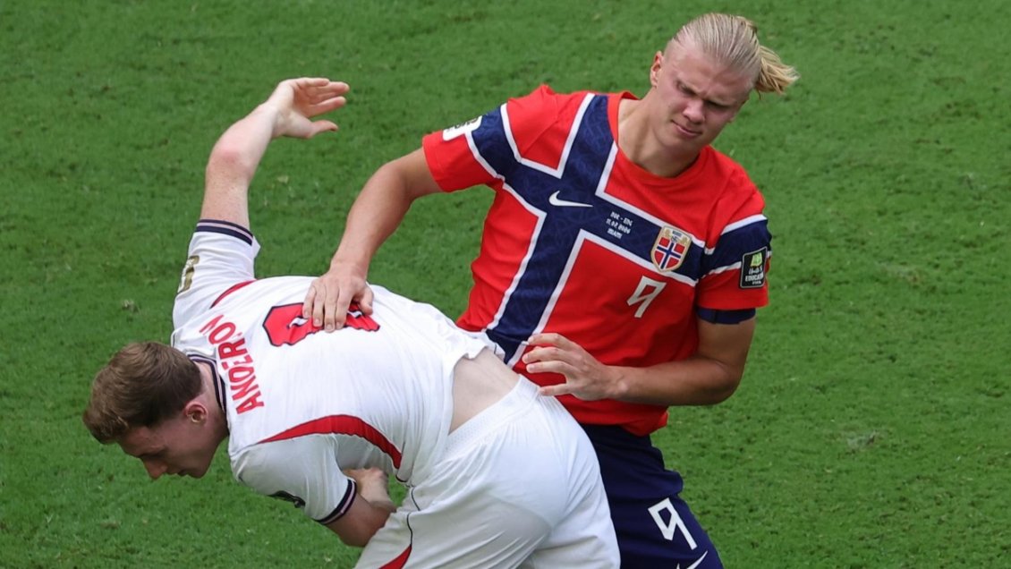 Lo anularon por falta de Haaland: Heggem había marcado para Noruega ante Inglaterra