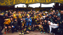 Los festejos de Coquimbo Unido tras clasificar a la final en la Copa de la Liga ante La Calera