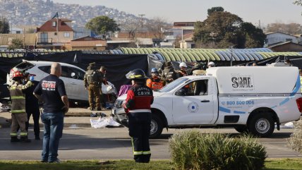 Vehículo ingresó a una feria y dejó seis fallecidos en Viña del Mar