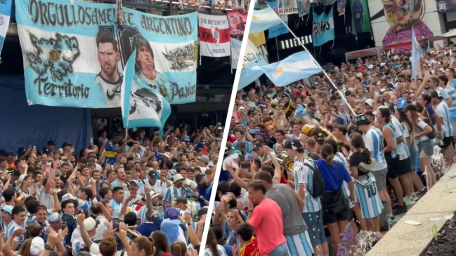 Argentina hizo masivo banderazo en Atlanta con 