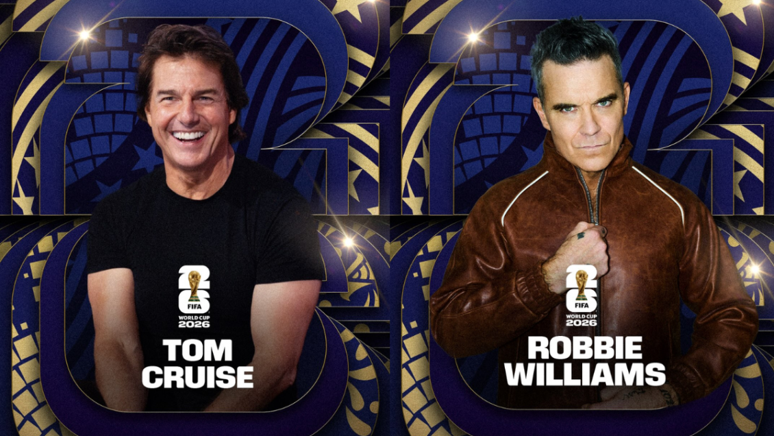 FIFA confirmó a Tom Cruise y Robbie Williams para la ceremonia de clausura del Mundial