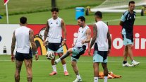 Argentina tuvo su última práctica antes del decisivo duelo ante Inglaterra en el Mundial