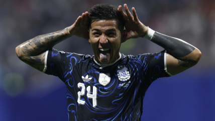   Enzo Fernandez igualó el marcador en los minutos finales frente a Inglaterra en Atlanta 