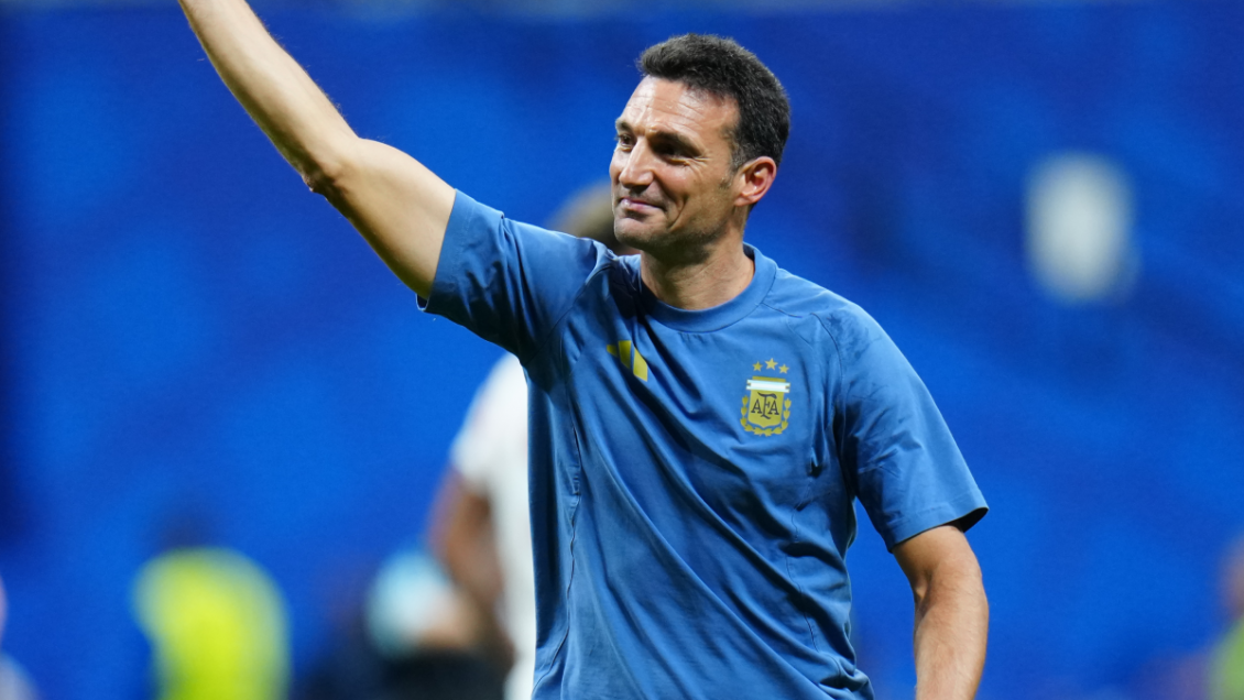 Scaloni tras avanzar a la final del Mundial: 