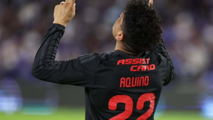   Aquino anotó el gol de la victoria para Colo Colo ante Millonarios en Bogotá 