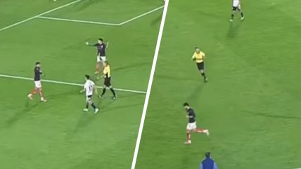   [VIDEO] Insólito: Arbitro amonestó dos veces a Jeyson Rojas y olvidó expulsarlo 