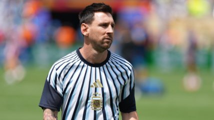   Messi saludó a los futbolistas de La Masía antes de la final del Mundial 