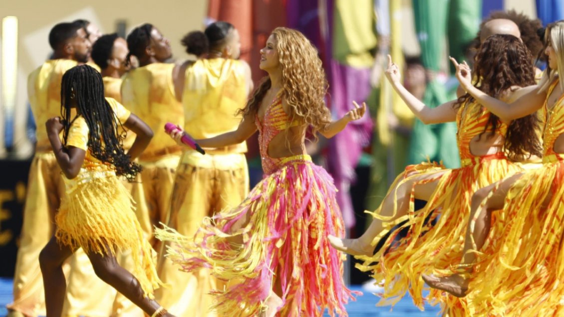 Shakira cerró el espectáculo del entretiempo con la canción oficial del Mundial