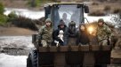 Coquimbo: Ejército rescató familias y mascotas aisladas en el sector rural de Tambillos