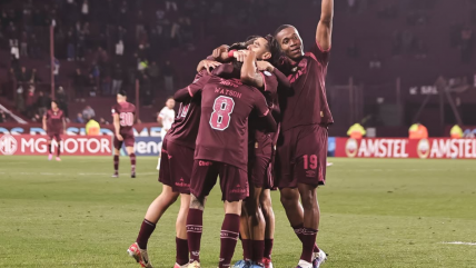   Matías Sepúlveda ingresó al final del triunfo de Lanús sobre Cienciano en la Sudamericana 