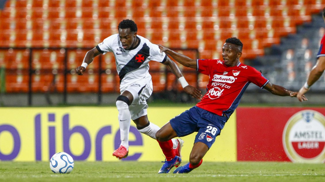 Vasco da Gama salvó un empate ante Independiente Medellín en los play-offs de la Sudamericana
