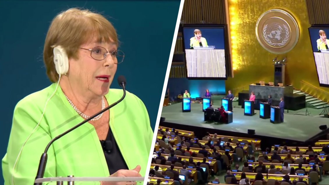 Debate ante la Asamblea General: Bachelet propuso una ONU 