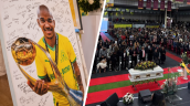 Sudáfrica dio el último adiós al futbolista Jayden Adams con emotivo funeral