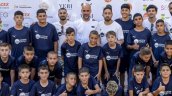 [VIDEO] Guardiola abrió su campamento a 28 niños palestinos afectados por la guerra en Gaza