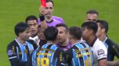 [VIDEO] Piero Maza sacó tarjetas rojas en descontrolado final del partido de Gremio y Bolívar