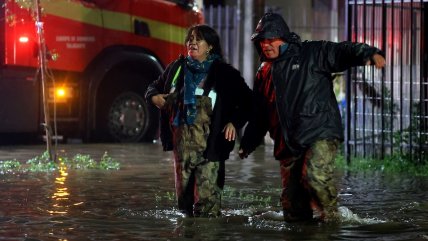 Sistema frontal provoca inundaciones, aislamientos y suspensiones de clases en La Araucanía