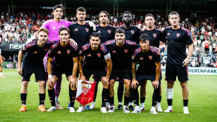   Gabriel Suazo repitió como capitán de Sevilla en victoria ante NEC Nijmegen 