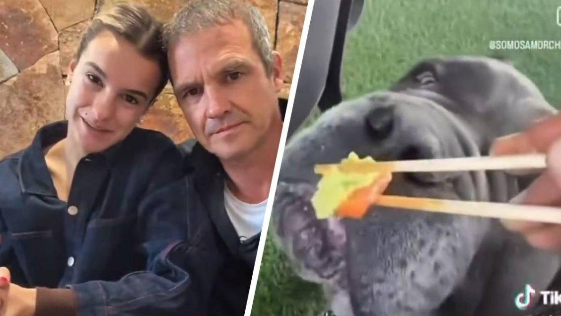 Influencer Josefa Sáez y su padre tras polémico video: 