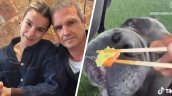 Influencer Josefa Sáez y su padre tras polémico video: 